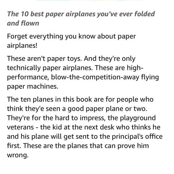 The Klutz Book of Paper Airplanes / How Do Airplanes Fly? - Picture 10 of 16